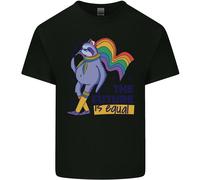 Lgbt Bradipo The Future È Equal Gay Pride Uomo Cotone T-Shirt