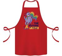 Lgbt Bradipo The Future Is Pari Gay Pride Cotone Grembiule 100% Biologico