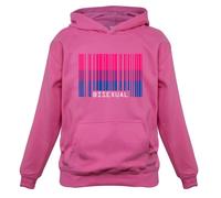 Lgbt Codice a Barre Bandiere Bisessuale - Bambini Felpa/Maglione - Pride Gay Bi