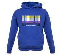 Lgbt Codice a Barre Bandiere Nonbinary - Bambini Felpa/Maglione - Pride Gay Bi