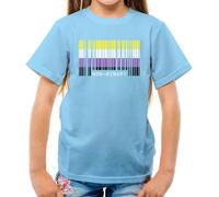 Lgbt Codice a Barre Bandiere Nonbinary - T-Shirt - Pride Gay Bi Lesbo