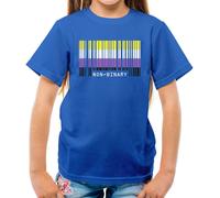 Lgbt Codice a Barre Bandiere Nonbinary - T-Shirt - Pride Gay Bi Lesbo