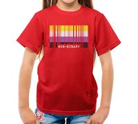 Lgbt Codice a Barre Bandiere Nonbinary - T-Shirt - Pride Gay Bi Lesbo