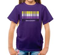 Lgbt Codice a Barre Bandiere Nonbinary - T-Shirt - Pride Gay Bi Lesbo