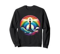 LGBT Faro omosessuale Canottaggio Mare Arcobaleno Vela Felpa