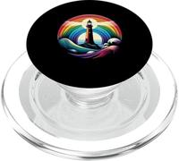 LGBT Faro omosessuale Canottaggio Mare Arcobaleno Vela PopSockets PopGrip per MagSafe