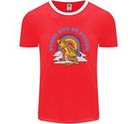 LGBT Frog Stand Out To Be Proud Gay Pride Uomo Ringer T-Shirt FotL