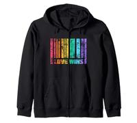 LGBT Gay Lesbian Pride Love Gay Pride Mese dell'Orgoglio Felpa con Cappuccio