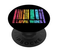 LGBT Gay Lesbian Pride Love Gay Pride Mese dell'Orgoglio PopSockets PopGrip Adesivo