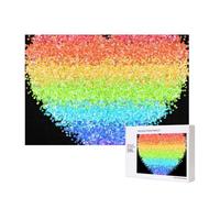 LGBT Gilter Arcobaleno Gay,Puzzle in legno da 300 pezzi per famiglie, per adulti e adolescenti, decorazioni per la casa