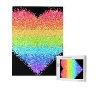 LGBT Gilter Arcobaleno Gay,Puzzle in legno da 500 pezzi per adulti e adolescenti