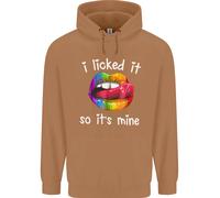 LGBT I Licked It So It's Mine Gay Pride Day Uomo Felpa