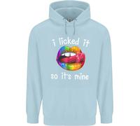 LGBT I Licked It So It's Mine Gay Pride Day Uomo Felpa