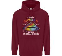 LGBT I Was A Gaysian Before It Came Cool Uomo Felpa