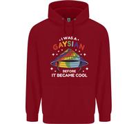 LGBT I Was A Gaysian Before It Came Cool Uomo Felpa