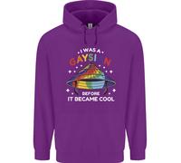 LGBT I Was A Gaysian Before It Came Cool Uomo Felpa