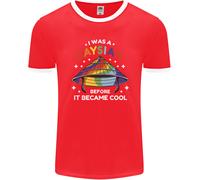 LGBT I Was A Gaysian Before It Came Cool Uomo Ringer T-Shirt FotL
