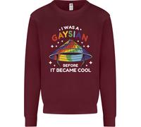 LGBT I Was A Gaysian Before It Came Cool Uomo Sweatshirt Jumper