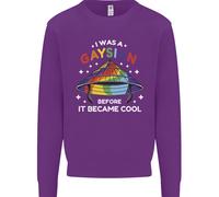 LGBT I Was A Gaysian Before It Came Cool Uomo Sweatshirt Jumper