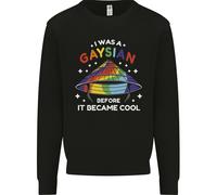 LGBT I Was A Gaysian Before It Came Cool Uomo Sweatshirt Jumper