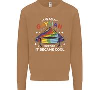 LGBT I Was A Gaysian Before It Came Cool Uomo Sweatshirt Jumper