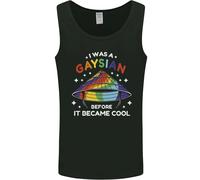 LGBT I Was A Gaysian Before It Came Cool Uomo Vest Tank Top