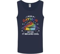 LGBT I Was A Gaysian Before It Came Cool Uomo Vest Tank Top
