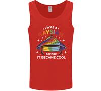 LGBT I Was A Gaysian Before It Came Cool Uomo Vest Tank Top