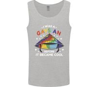 LGBT I Was A Gaysian Before It Came Cool Uomo Vest Tank Top