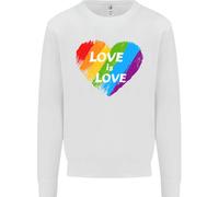Lgbt L'Amore È Love Gay Pride Giorno Consapevolezza Uomo Felpa Maglione