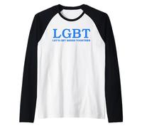 Lgbt Let's Get Beers Together Abbigliamento Maglia con Maniche Raglan
