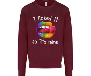 LGBT L'ho Leccato Quindi È Mio Felpa Gay Pride Day Uomo