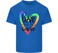 LGBT Love Ha Nessun Genere Gay Pride Day Uomo Cotone T-Shirt Tee Top
