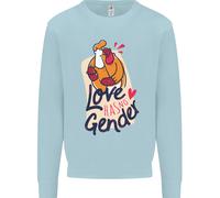 LGBT Love Ha Nessun Genere Gay Pride Day Uomo Sweatshirt Jumper