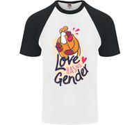 LGBT Love Non Ha Genere Maglietta A Maniche Corte Da Baseball Gay Pride Day