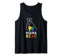 LGBT Mama Bear Gay Pride Uguali Diritti Arcobaleno Canotta
