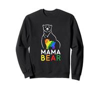 LGBT Mama Bear Gay Pride Uguali Diritti Arcobaleno Felpa