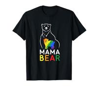 LGBT Mama Bear Gay Pride Uguali Diritti Arcobaleno Maglietta
