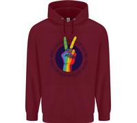 LGBT Never Stop Loving Fighting Gay Pride Uomo Felpa