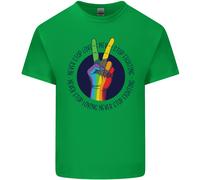 LGBT Non Smettere Mai Di Amare Combattere Maglietta Gay Pride Per Bambini