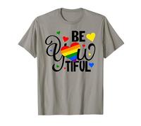 LGBT Orgoglio Essere Tiful Bella Arcobaleno Gay Lesbiche Amante Maglietta