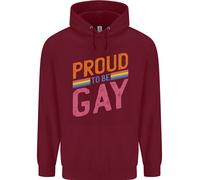 Lgbt Pride Consapevolezza Proud To Be Gay Bambini Felpa con Cappuccio