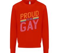 Lgbt Pride Consapevolezza Proud To Be Gay Bambini Felpa Maglione