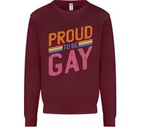 Lgbt Pride Consapevolezza Proud To Be Gay Bambini Felpa Maglione