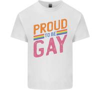 Lgbt Pride Consapevolezza Proud To Be Gay T-Shirt Ragazzi Ragazze