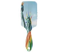 Lgbt Pride Day Statua della Libertà Spazzola per capelli massaggiatore, spazzola districante per capelli, spazzola per capelli da uomo