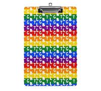 Lgbt Pride Lettere Bianche Bandiera Transgender Pride Appunti Formato A4 Divertente Estetica Lavoro Studiare Lettera Lavagna per Appunti Standard 12,5×8,5 in Pannello rigido per Aula Scolastica Bamb
