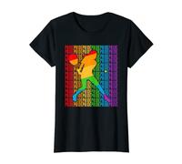 LGBT Pride Month Tennis Gay Rainbown Flag Tennis Player Maglietta
