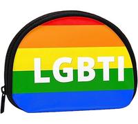Lgbt Rainbow Pride Flag Women And Girls Cute Fashion Coin Purse Wallet Bag Change Pouch Key Holder