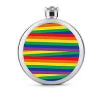 LGBT Rainbow The Gay Flask per liquore bottiglia di vino portatile carino in acciaio inox fondine fiaschette